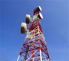 Steel 4-Leg Microwave Antenna 5km Wifi Tower