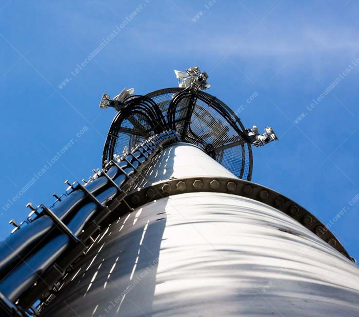 Jiayao Communication Steel Antenna Monopole Tower For Telecom