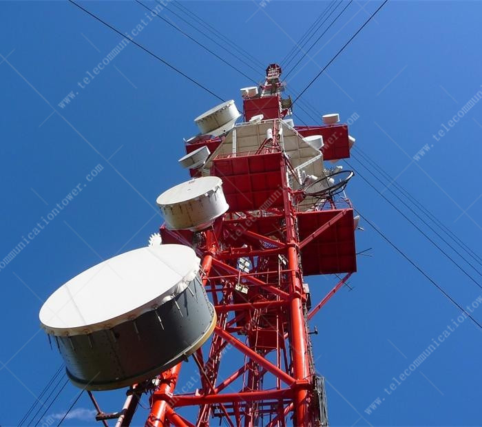 Microwave Radio Bts Antenna Tower