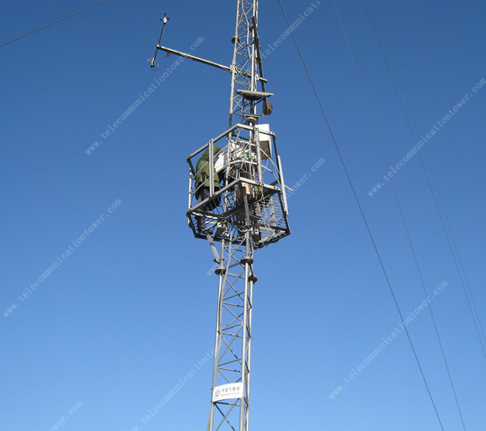 Guyed Wire Communication Tower