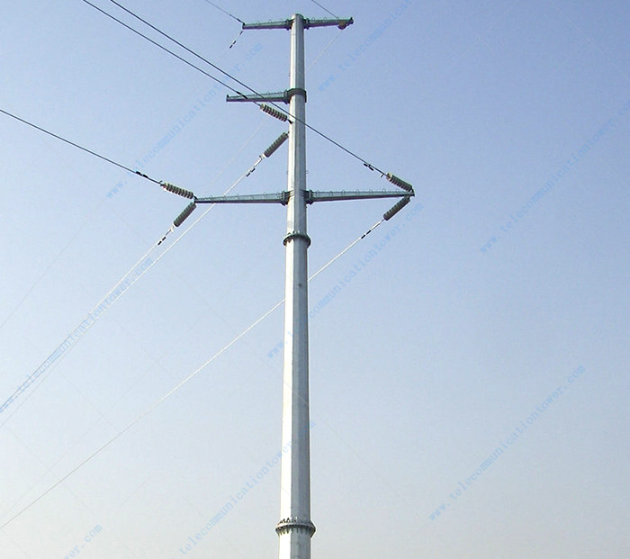 A36 Material High Tension Power Distribution Tower