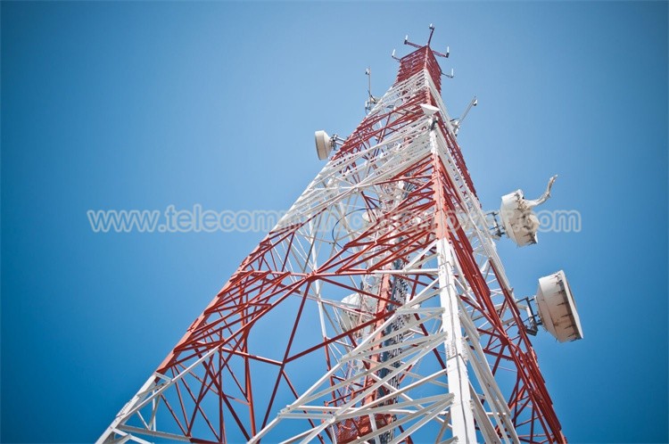 Steel Cellular Isp Wifi Self Supporting Communication Tower