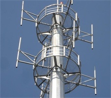 Professional Manufacturer Offers GSM Communication Monopole Tower