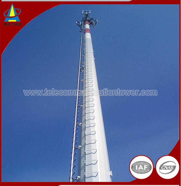 30 Meter Monopole Painting Coating Wifi Tower