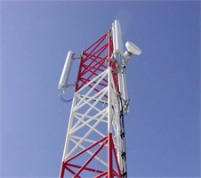 3 Legged Tubular Lattice Steel Telecommunication Tower