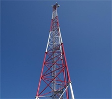 3 Legged Tubular Lattice Steel Telecommunication Tower