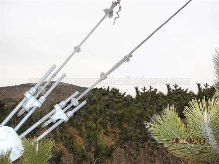 Guyed Wire Wind Measurement Tower