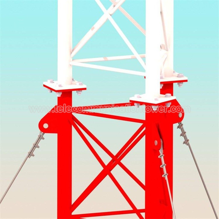 Guyed Wire Wind Measurement Tower