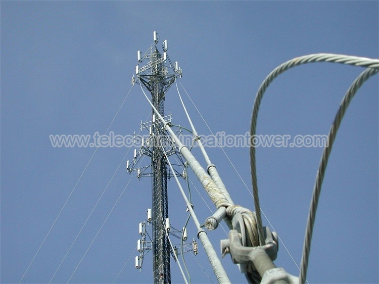 Guyed Wire Communication Tower