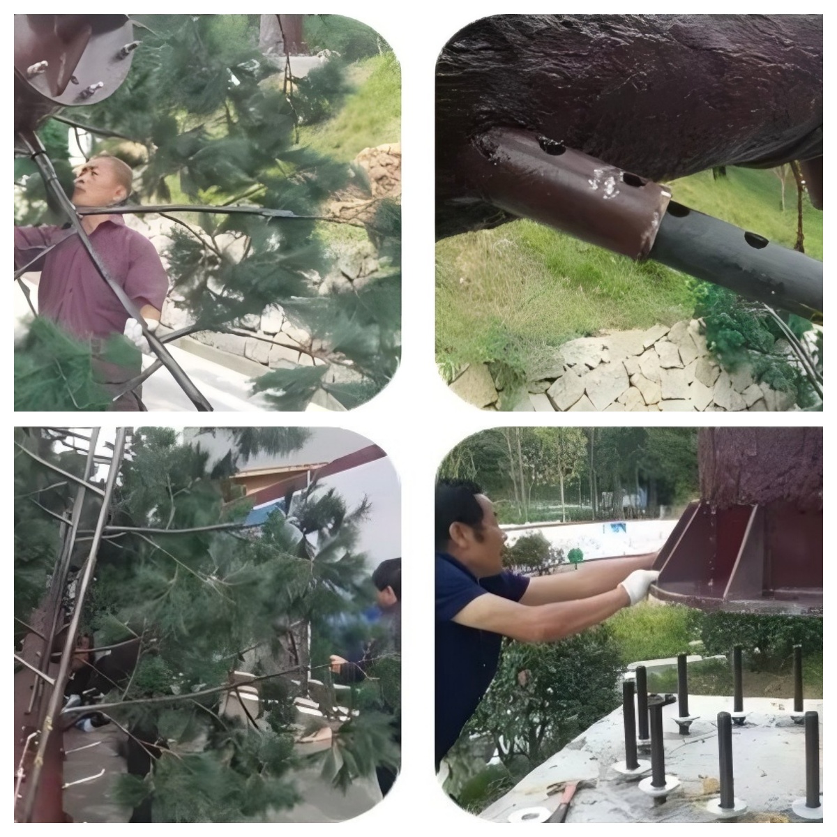 Camouflaged Bionic Palm Tree 5G Telecom Tower