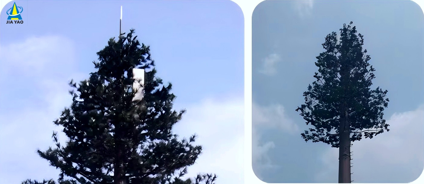 20M Bionic Tree Tower with customizable height and tree species options supporting 5G antennas microwave devices and sensors