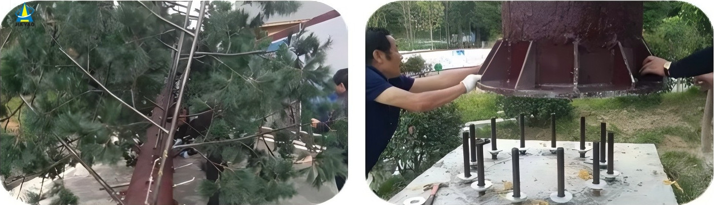 20M Bionic Tree Tower with customizable height and tree species options supporting 5G antennas microwave devices and sensors