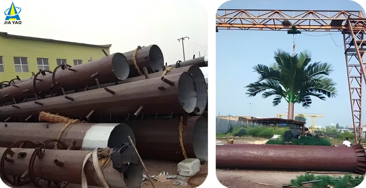 20M Bionic Tree Tower with customizable height and tree species options supporting 5G antennas microwave devices and sensors