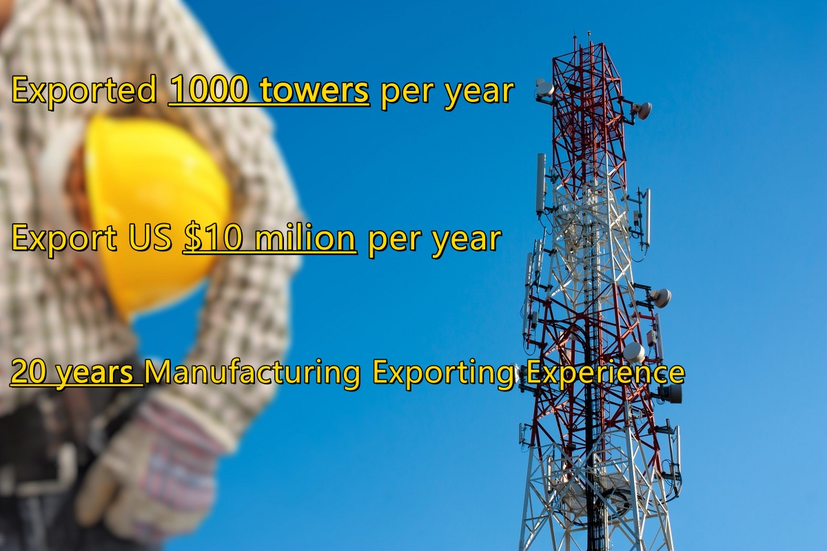 3 Legged Angular Steel Tower Communication Tower Galvanized Steel 30m 5G Signal Anti Rust Urban Coverage