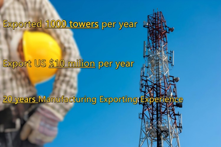 48 52M Budget Friendly Guyed Wire Tower For Broadcast Signal Transmission Project 48 52M Budget Friendly Guyed Wire Tower For Broadcast Signal Transmission Project