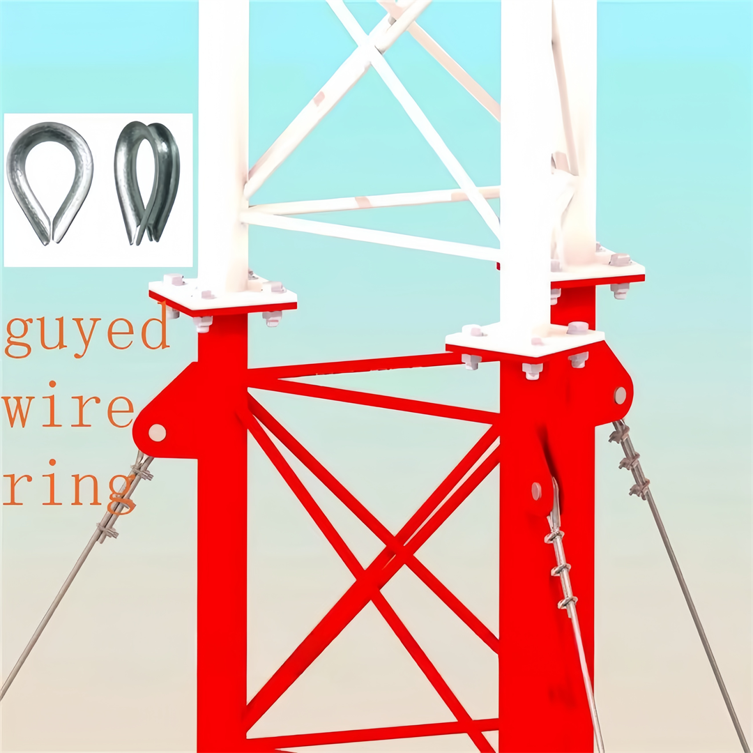 48 52M Budget Friendly Guyed Wire Tower For Broadcast Signal Transmission Project 48 52M Budget Friendly Guyed Wire Tower For Broadcast Signal Transmission Project