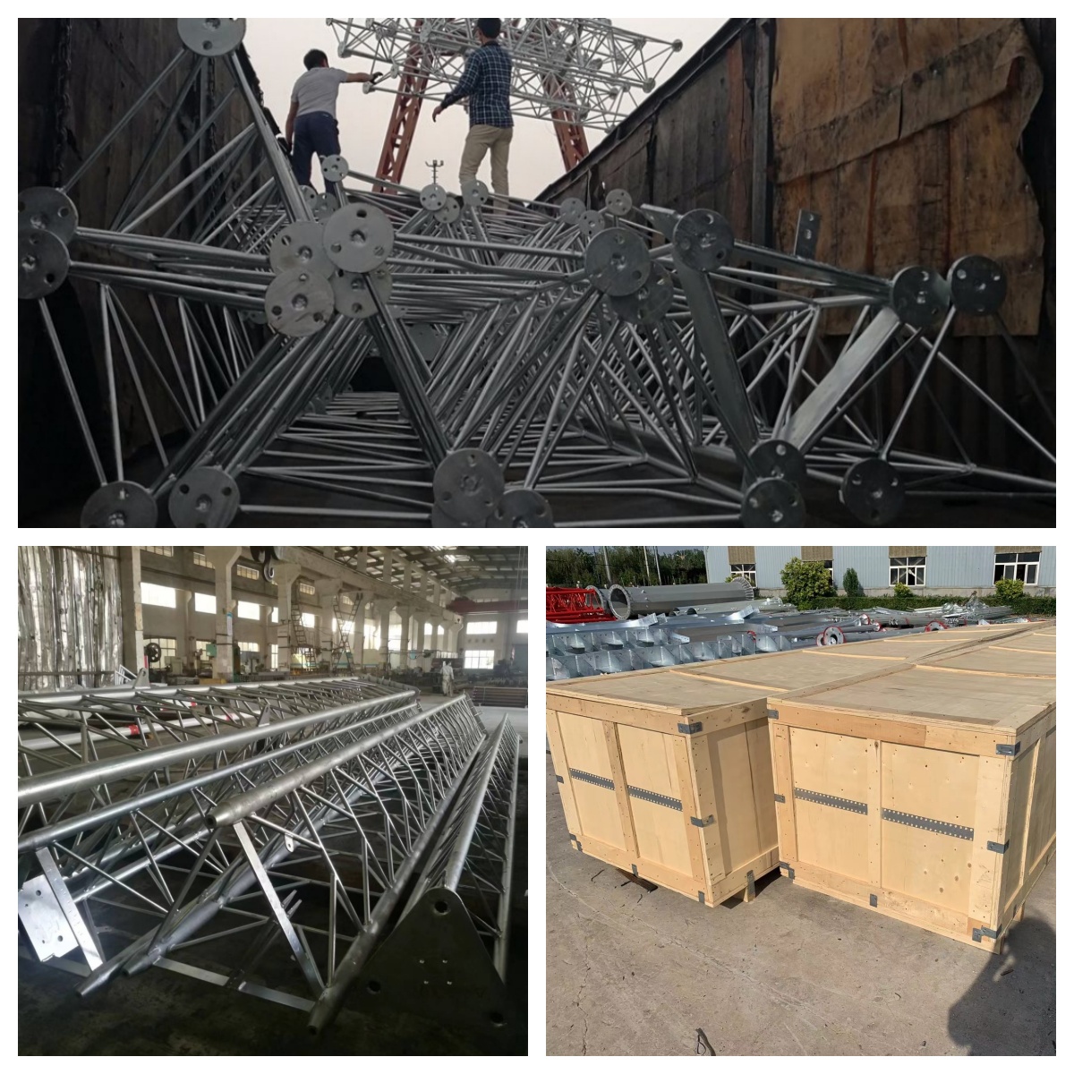 48 52M Budget Friendly Guyed Wire Tower For Broadcast Signal Transmission Project 48 52M Budget Friendly Guyed Wire Tower For Broadcast Signal Transmission Project
