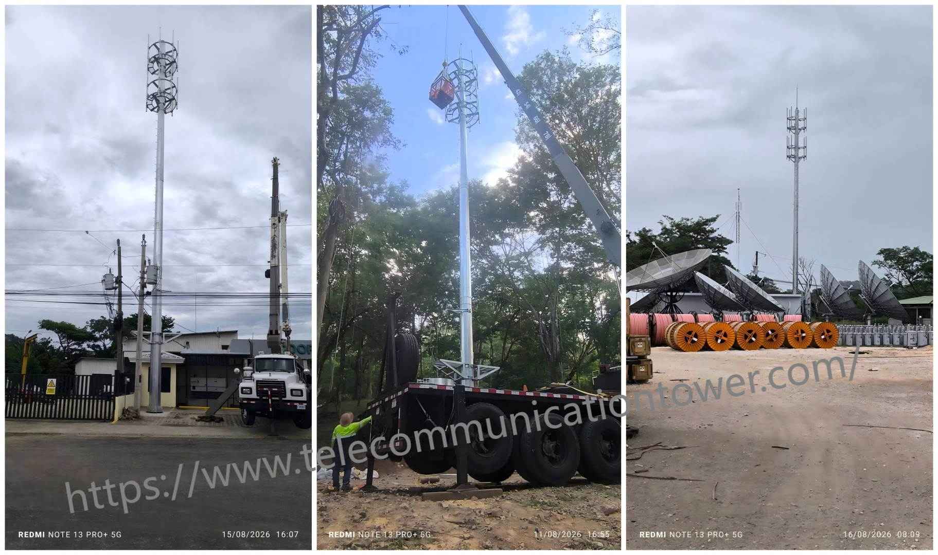 Monopole Telecom Tower Overseas Project Case | JIAYAO