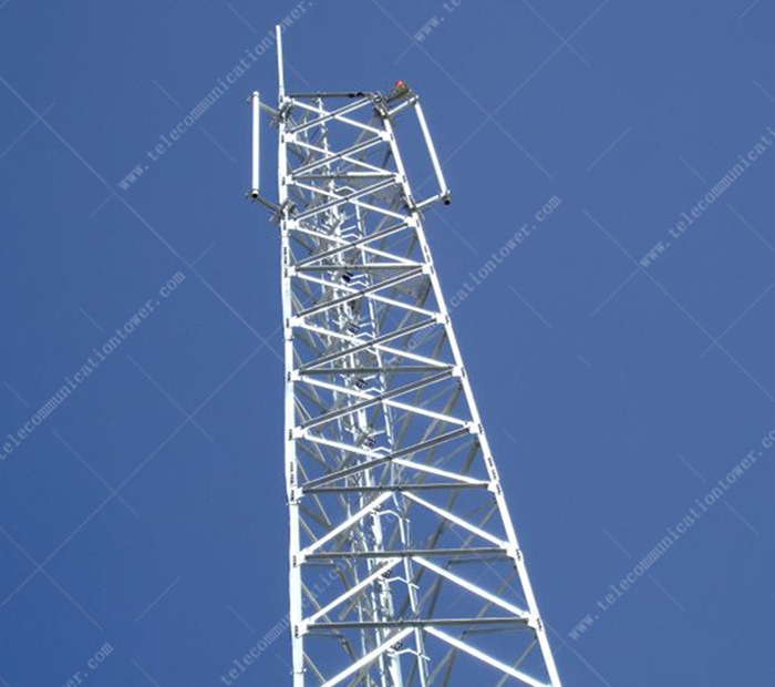 Steel Telecommunication Bts Hot Dipped Galvanizing Made In China Cell Tower
