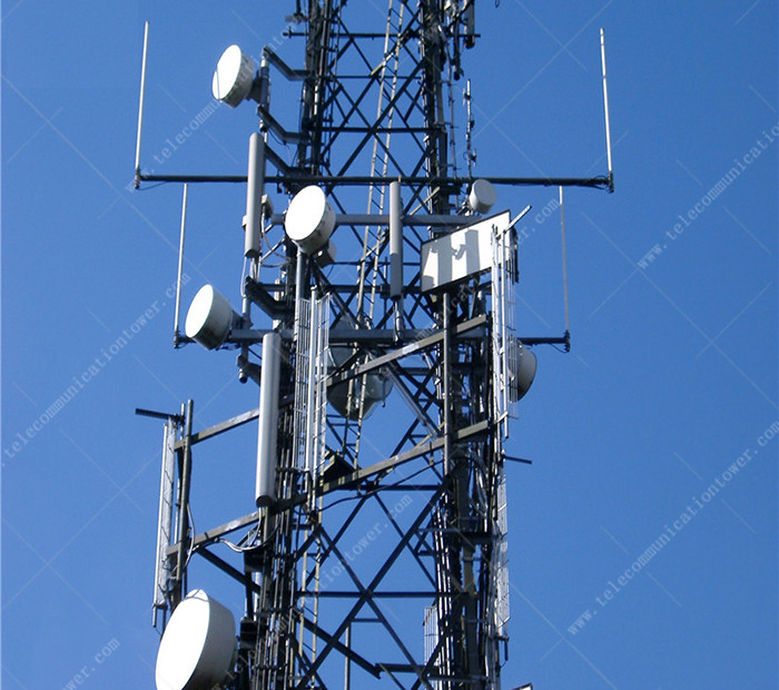 ASTM 4 Leg Angle Steel Telecommunication Towers