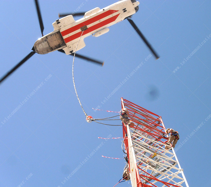 Widely Used Galvanized Antenna Mast And Communication Tower
