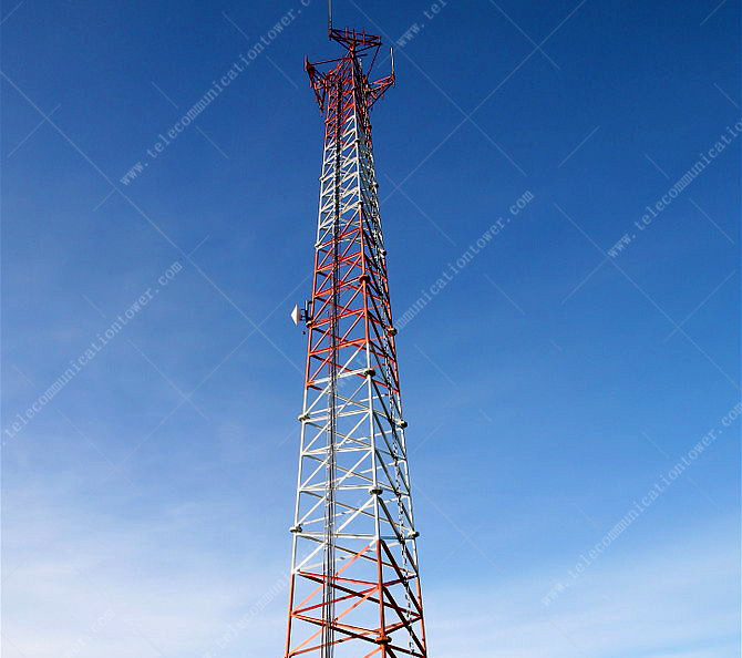Widely Used Galvanized Antenna Mast And Communication Tower