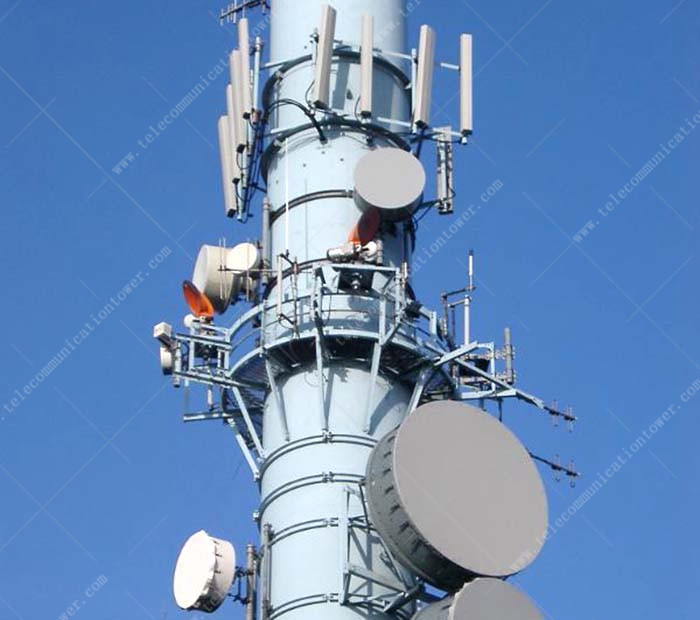 4 G Antenna Wife Telecom 20 Meter Twelve Sides Cell Tower