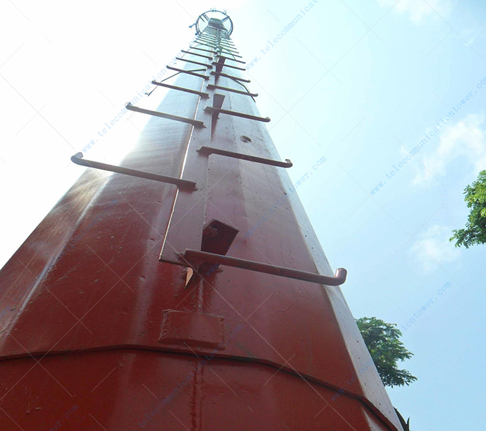 Hot-Dip Galvanizing ISP Powder Coated 20M Self Supporting Tower