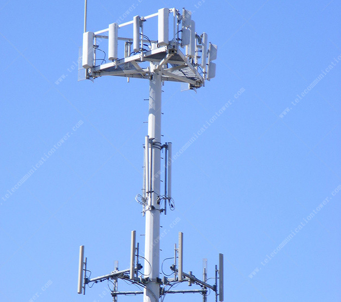 Professional Manufacturer Offers GSM Communication Monopole Tower