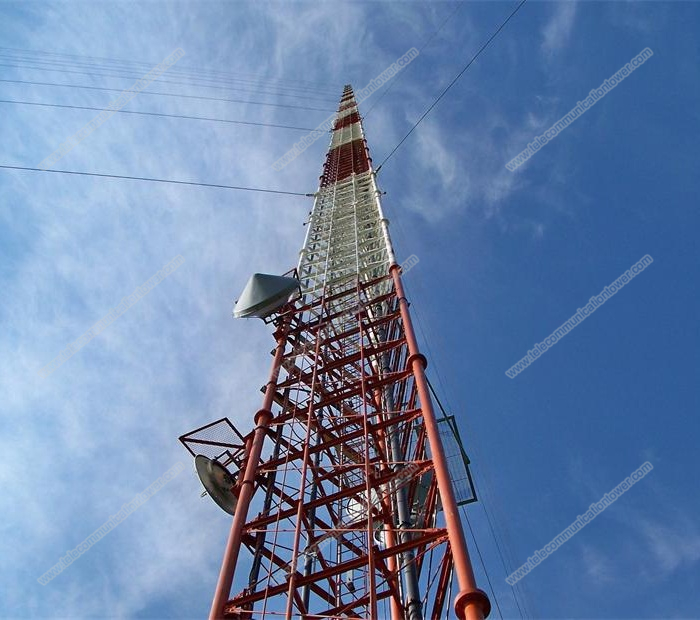 Guyed Wire Communication Tower