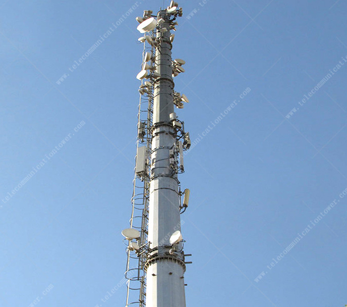 4 G Antenna Wife Telecom 20 Meter Twelve Sides Cell Tower