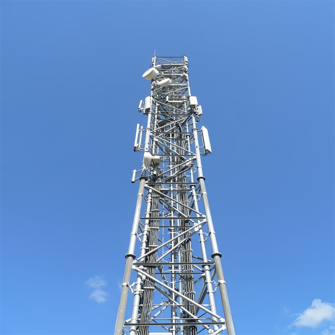 36m 4 Leg Steel Lattice Angular Mobile Telecom Tower
