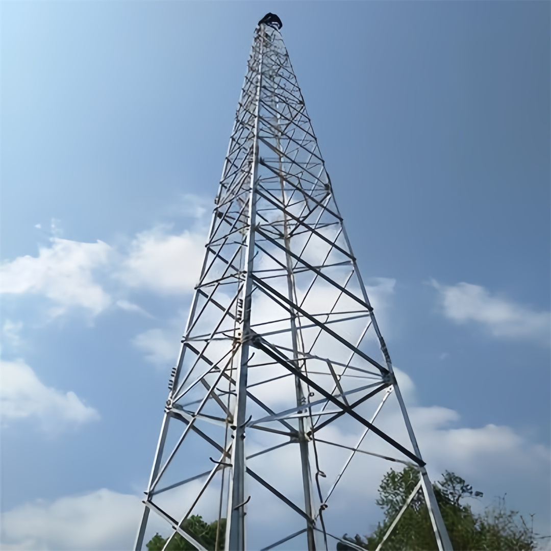 4 Leg 60 Degree Angle Antenna Telecom 4 Legged Angular Self Supporting Steel Lattice Communication Tower