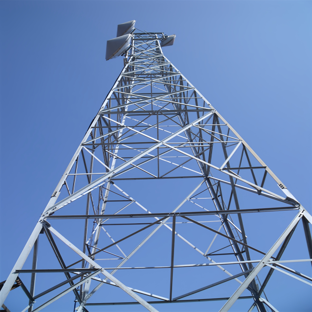 Self Supporting Communication Tower Corrosion Resistant For Emergency Communication Systems