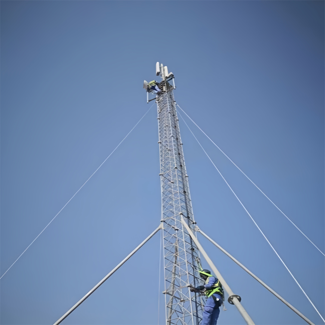 Lightweight Aluminum Guyed Telecom Tower Quick Deployment For Mobile Base Station Use