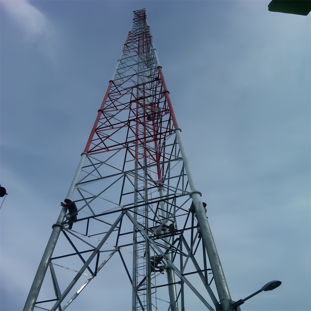 Freestanding 3-Tube Tower Structure For Meteorological Monitoring Station