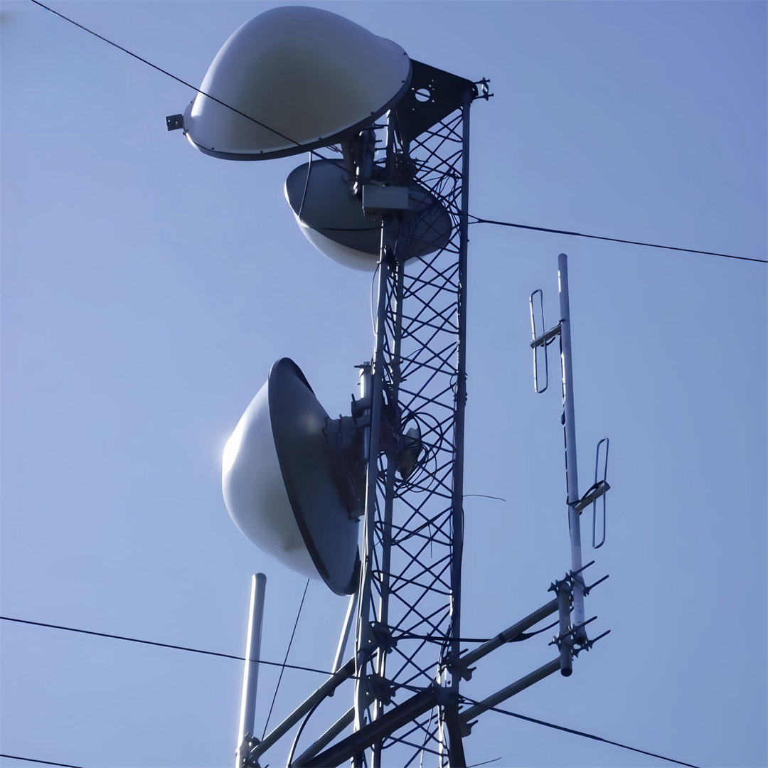 Guyed Antenna Tower Weatherproof Steel 50m WiFi Transmission Urban Areas Anti Rust