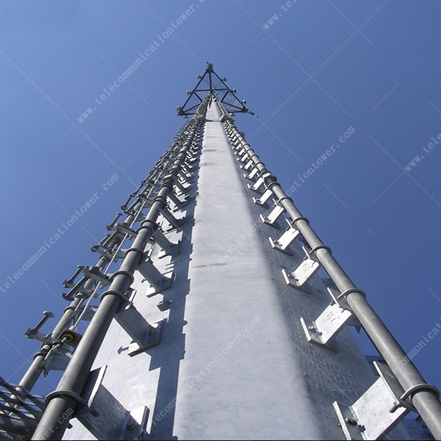 Steel Structure Factory Telecom Shelter Monopole Tower