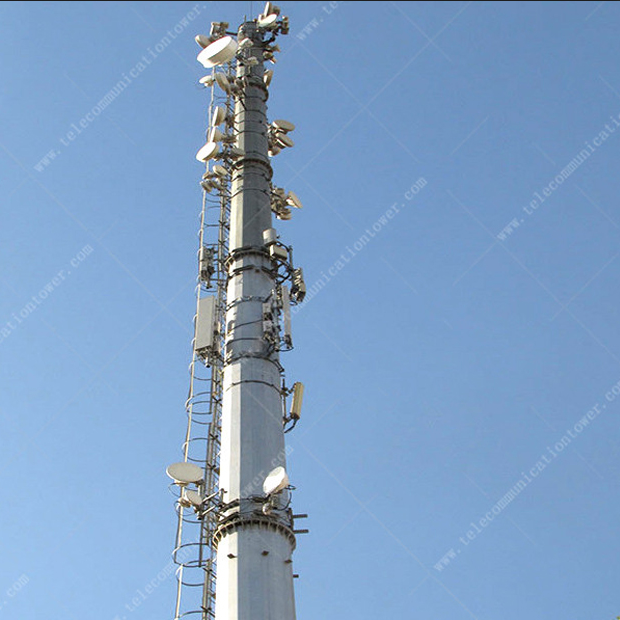 4 G Antenna Wife Telecom 20 Meter Twelve Sides Cell Tower