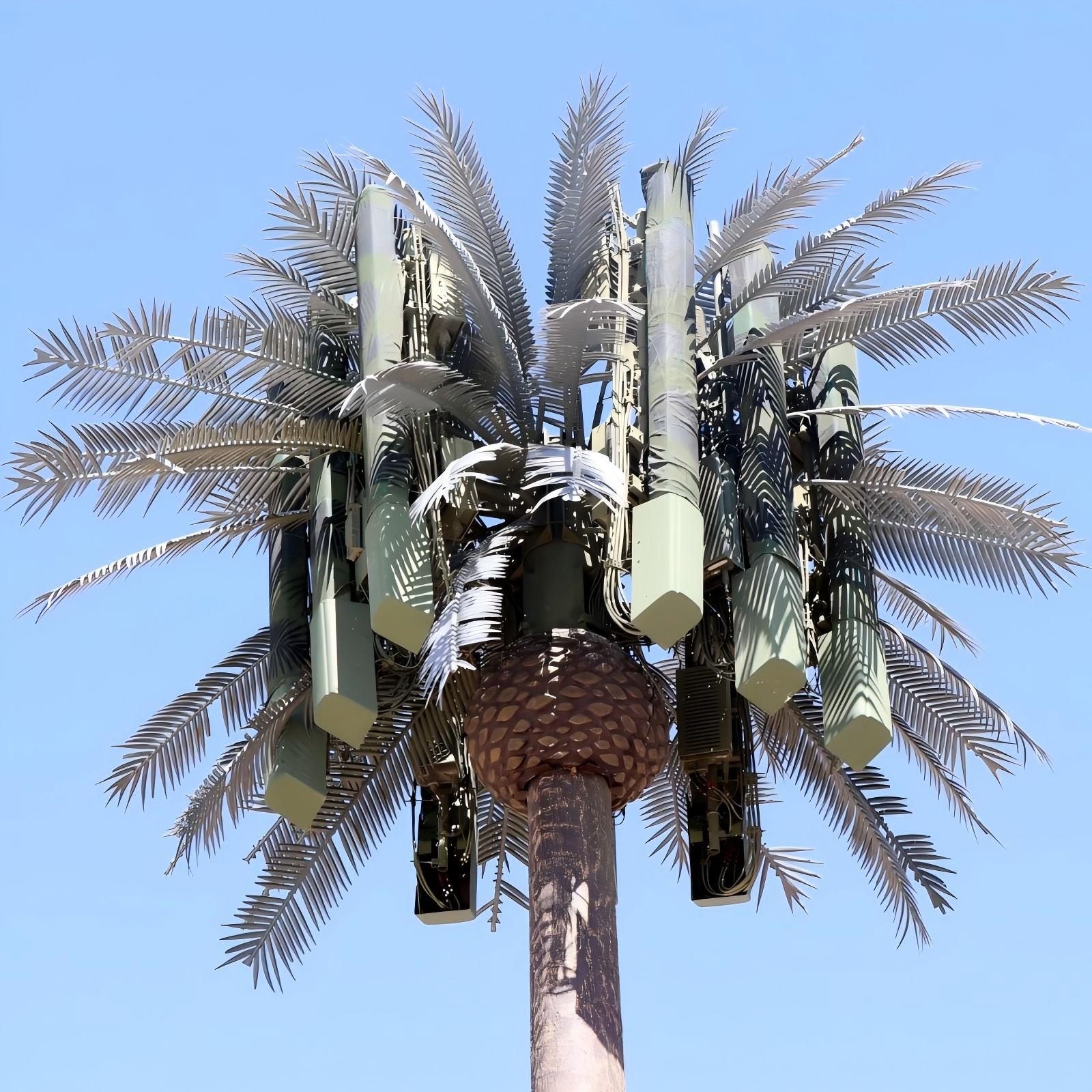 Disguised Tree Antenna Tower Weatherproof Steel 20m WiFi Signal Residential Areas Stealth