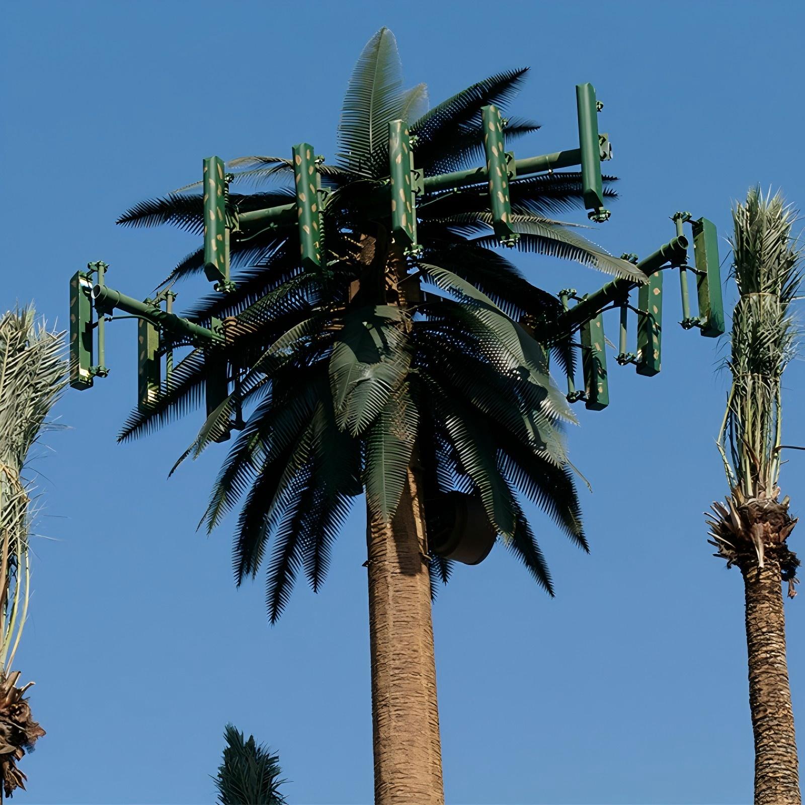 Bionic Tree Communication Tower Galvanized Steel 25m 5G Signal Scenic Areas Landscape Design