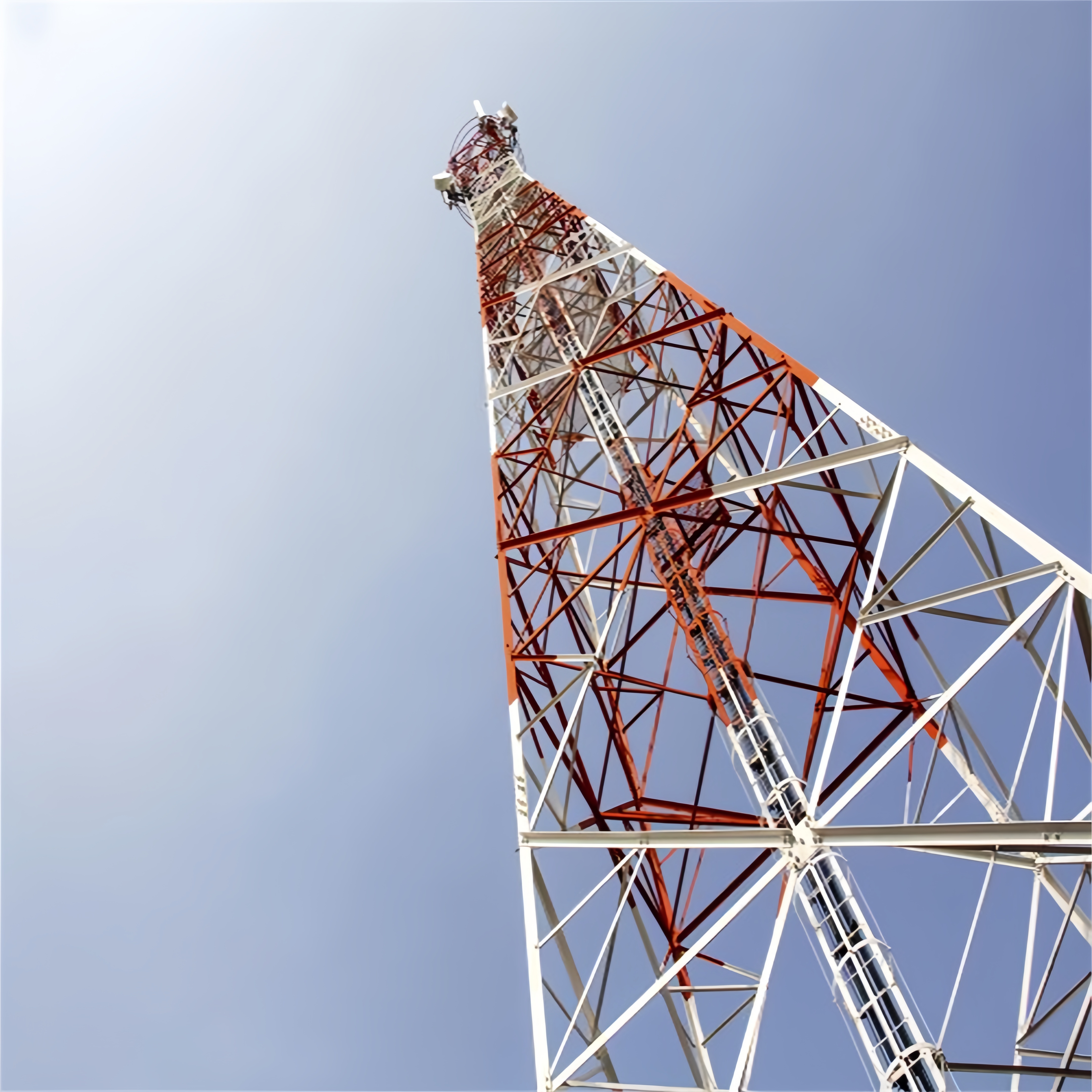 Steel Cellular Isp Wifi Self Supporting Communication Tower