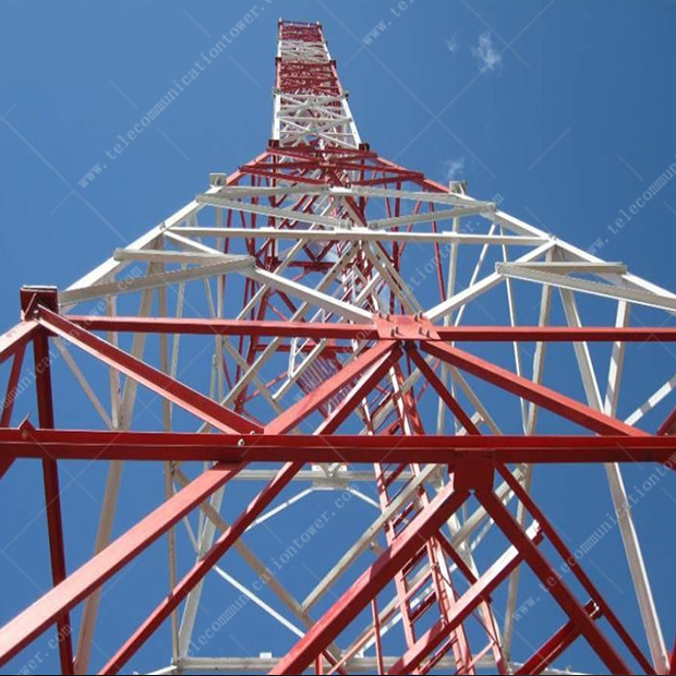 Steel Telecommunication Bts Antenna A572 Steel Wifi Cell Tower