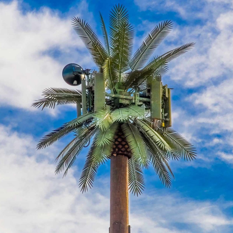 Lightweight Aluminum Bionic Tree Tower Quick Deployment For Rural Area Communication