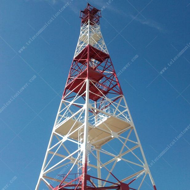 Hot Dipped Galvanized Antenna Self-Supported Lattice Tower