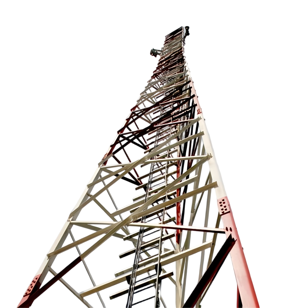 Custom Design 3 Legged Angular Telecom Tower Long Service Life For Remote Area Infrastructure