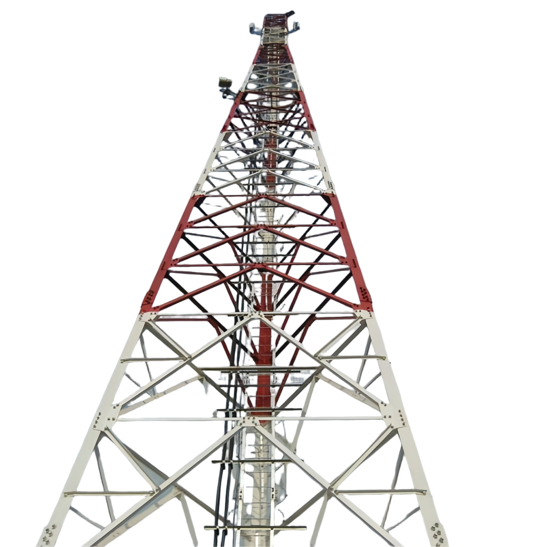 Hot Dip Galvanized 3 legged angular steel structure for industrial equipment support