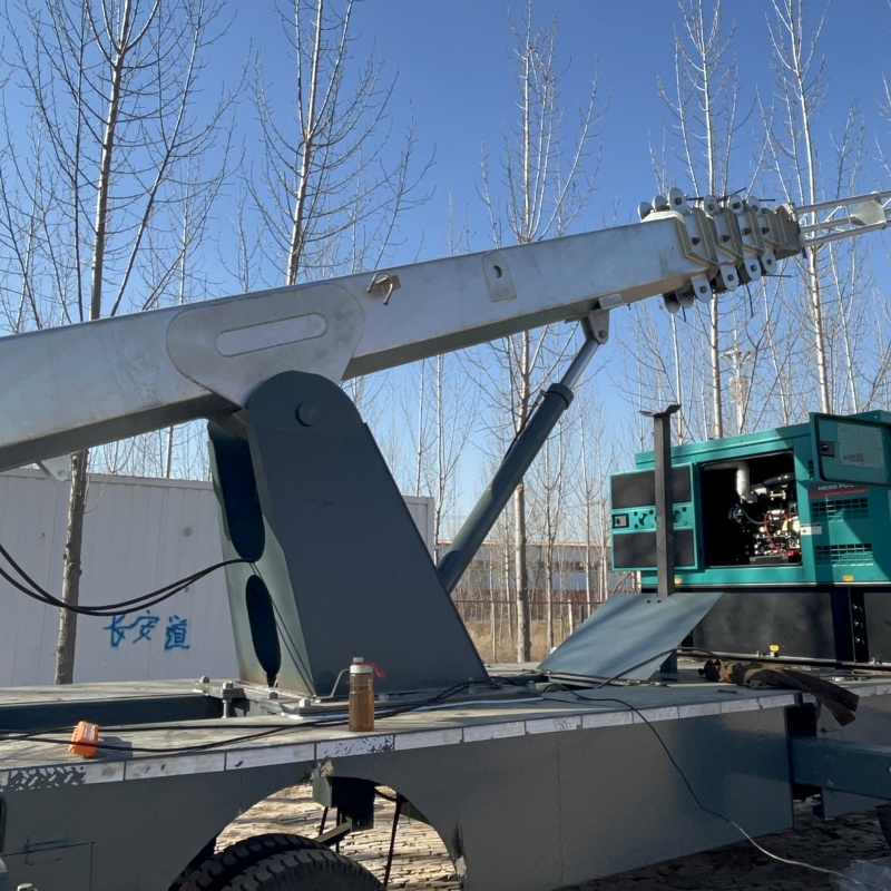 Telescopic Tower 15-24M On Wheels Mobile Telecom Mast Steel Solid Rod 40M/S Windproof 1 Set MOQ Certified Reliable Supplier For Global Customers