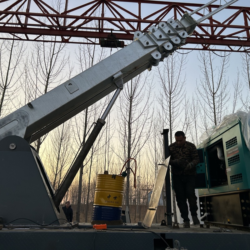 Telescopic Lattice Tower Mobile Trailer Mounted 15-25M Telecom Signal ISO SGS Certified Vertical Deviation