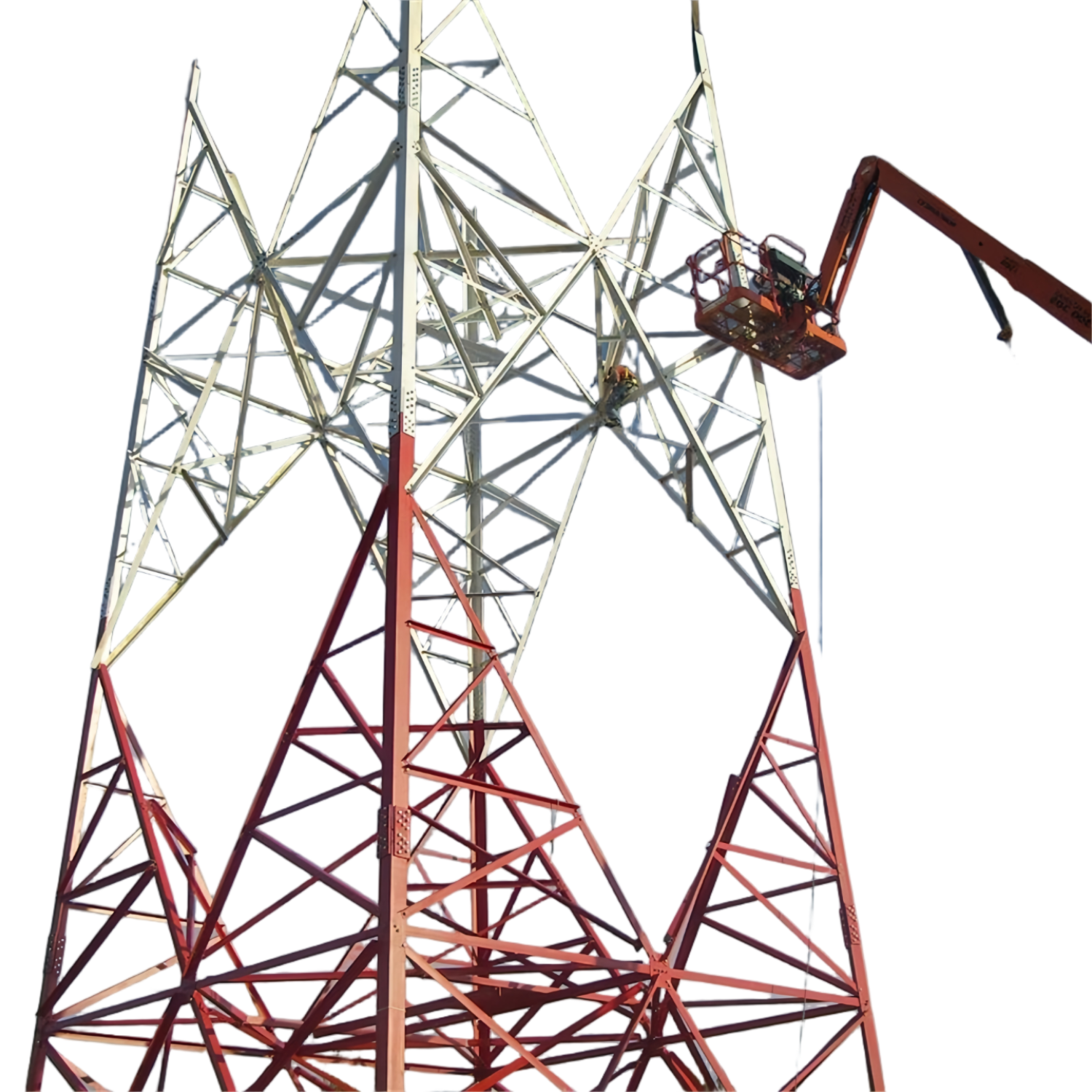 36m 4 Leg Steel Lattice Angular Mobile Telecom Tower